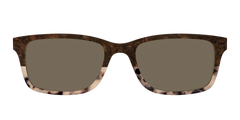 The Polarized Dark Oak Tortoise Split Sun Top