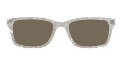The Polarized White Quartz Pearl Sun Top