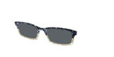 The Polarized Navy to Taupe Pearl Split Sun Top