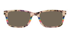 The Polarized Prism Split Tortoise Sun Top