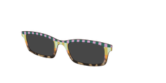 The Polarized Summer Stripes Tortoise Sun Top
