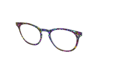 The Rainbow Splatter Black