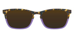 The Polarized Lavender Tortoise Split Sun Top