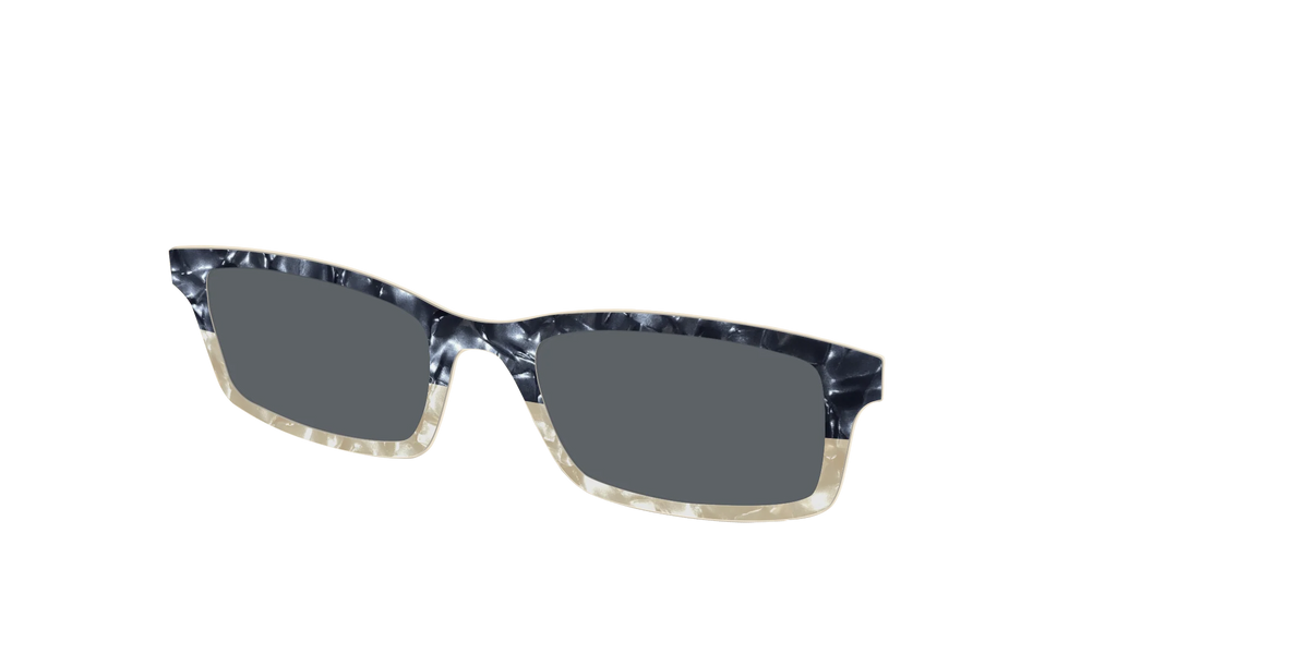 The Polarized Navy to Taupe Pearl Split Sun Top